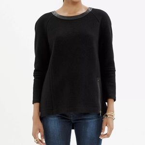 Madewell Black Wool Sweater Top